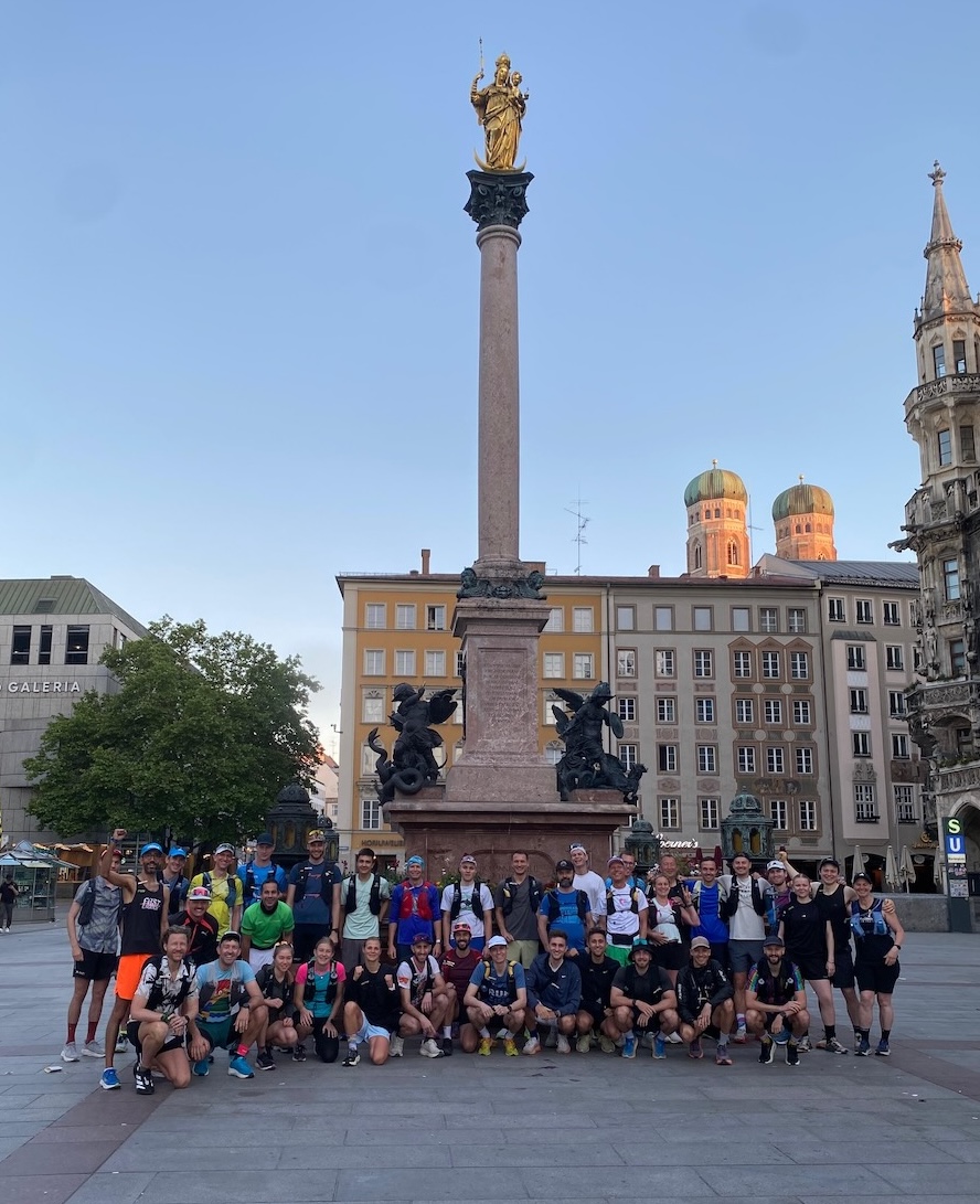 Start des 5. Munich Breweries Ultra, Team-Foto